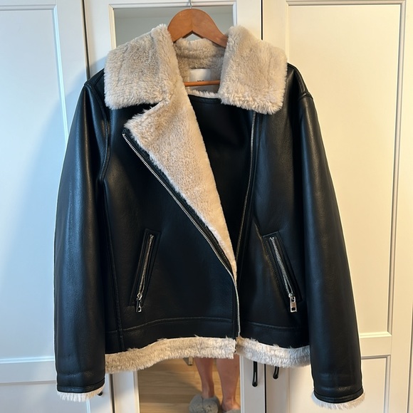 Mango Faux Shearling-lined Jacket - Picture 6 of 6